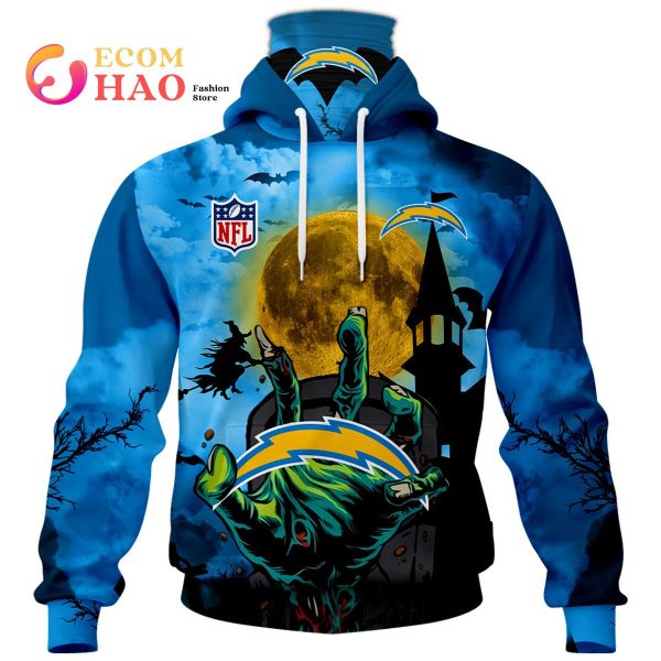 Chargers NFL Halloween Jersey 3D Hoodie