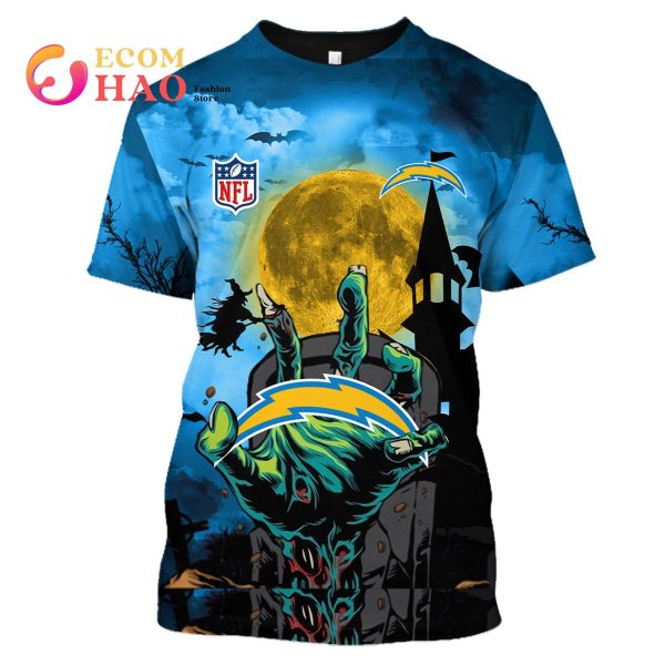 Chargers NFL Halloween Jersey 3D Hoodie