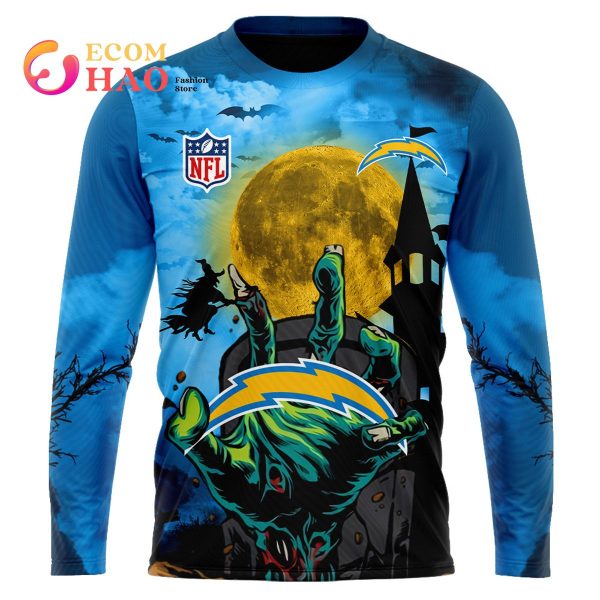 Chargers NFL Halloween Jersey 3D Hoodie