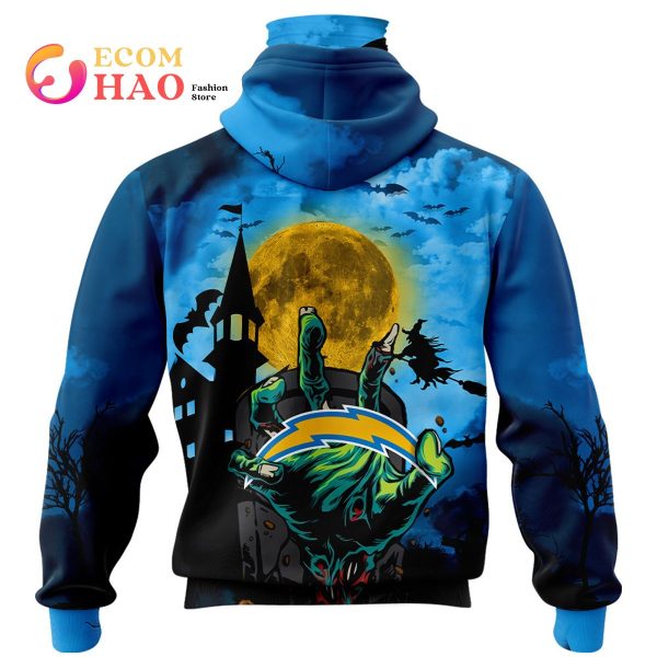 Chargers NFL Halloween Jersey 3D Hoodie