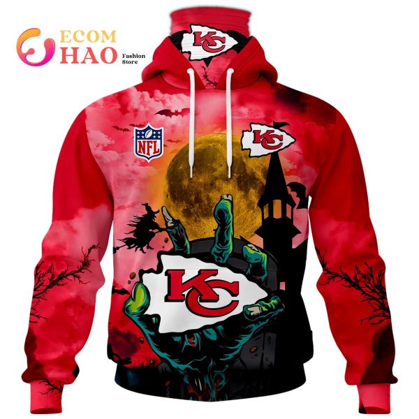 Chiefs NFL Halloween Jersey 3D Hoodie