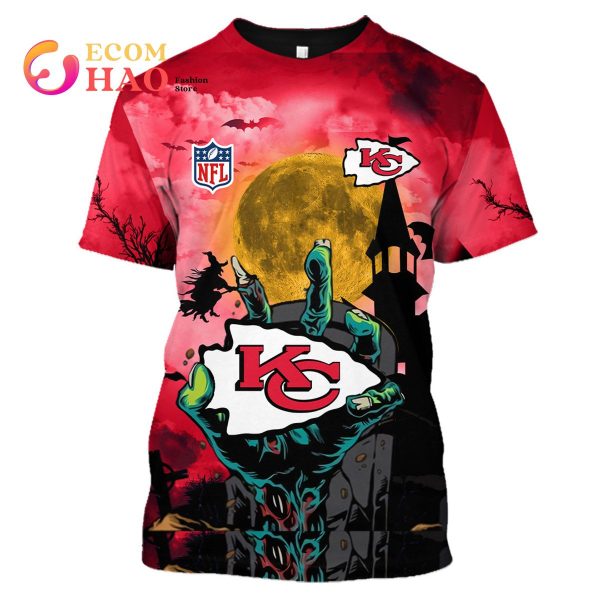 Chiefs NFL Halloween Jersey 3D Hoodie