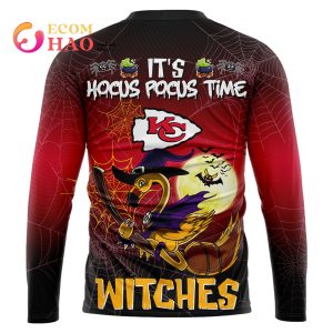 Chiefs NFL Halloween Jersey Falmingo Witches Hocus Pocus 3D Hoodie