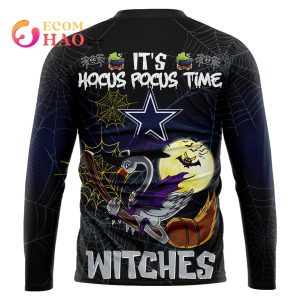 Cowboys NFL Halloween Jersey Falmingo Witches Hocus Pocus 3D Hoodie