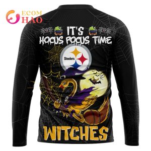 Steelers NFL Halloween Jersey Falmingo Witches Hocus Pocus 3D Hoodie