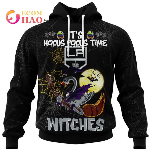 LA Kings Halloween Jersey Flamingo Witches Hocus Pocus 3D Hoodie