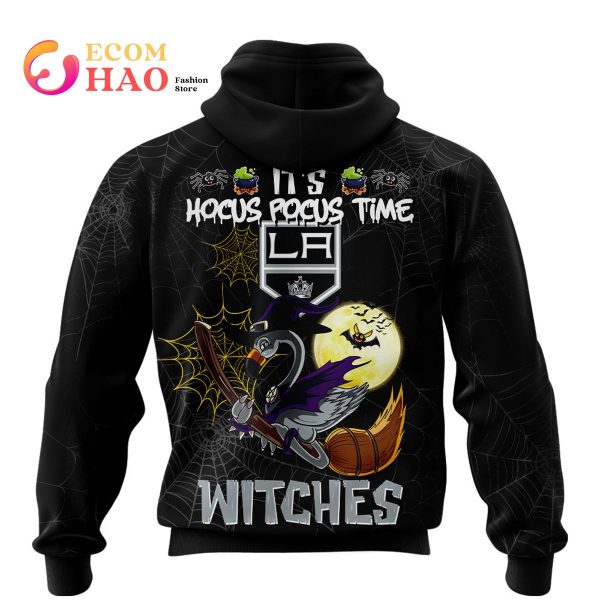 LA Kings Halloween Jersey Flamingo Witches Hocus Pocus 3D Hoodie