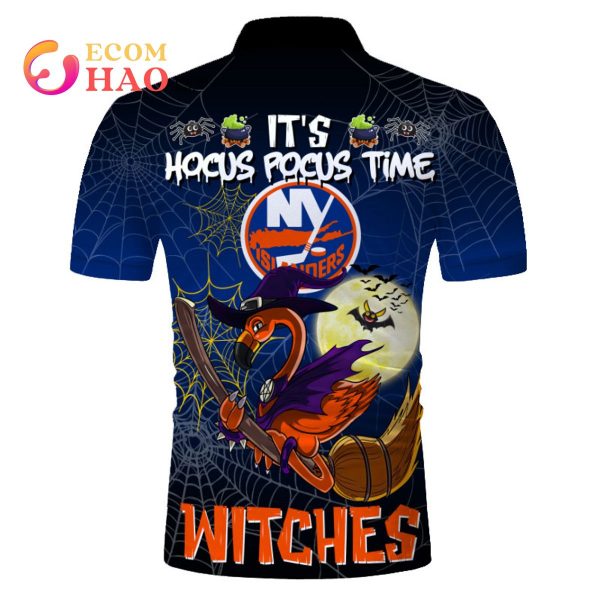 NY Islanders Halloween Jersey Flamingo Witches Hocus Pocus 3D Hoodie