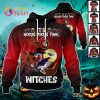 NY Islanders Halloween Jersey Flamingo Witches Hocus Pocus 3D Hoodie