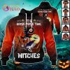 Pittsburgh Penguins Halloween Jersey Flamingo Witches Hocus Pocus 3D Hoodie