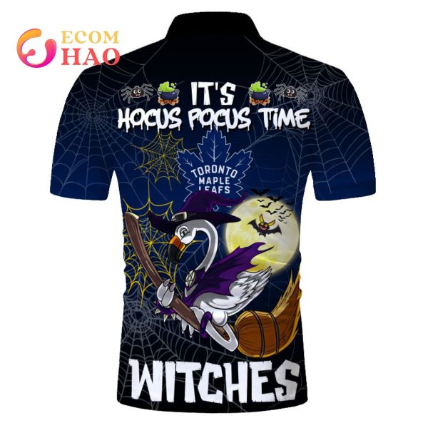 Toronto Maple Leafs Halloween Jersey Flamingo Witches Hocus Pocus 3D Hoodie