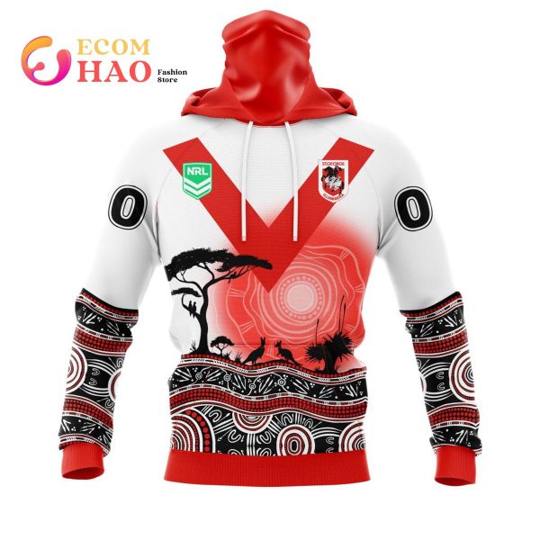 NRL St. George Illawarra Dragons Specialized Jersey With Beautiful Australia Nature 3D Hoodie