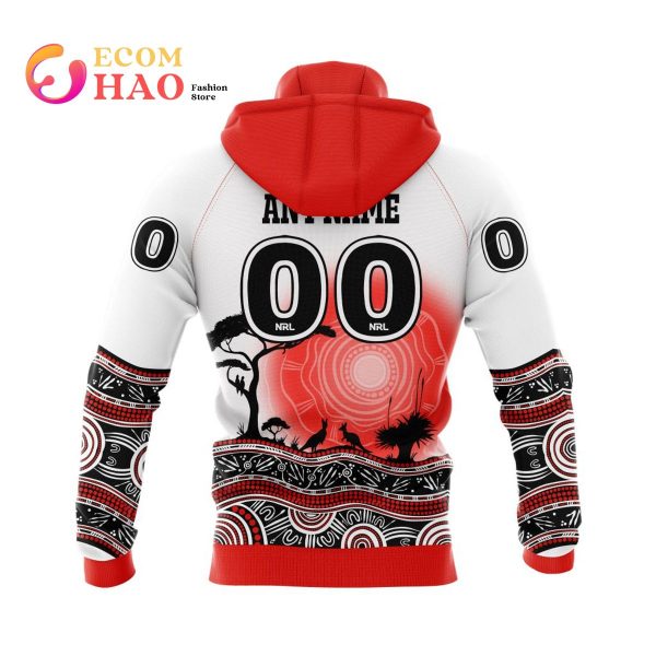 NRL St. George Illawarra Dragons Specialized Jersey With Beautiful Australia Nature 3D Hoodie