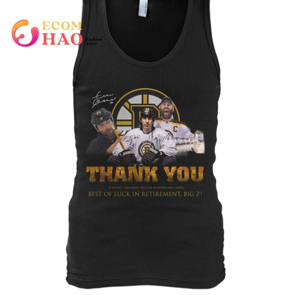 Zdeno Chara Thank You Best Of Luck In Retirement Big Z T-Shirt
