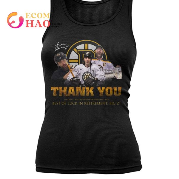 Zdeno Chara Thank You Best Of Luck In Retirement Big Z T-Shirt