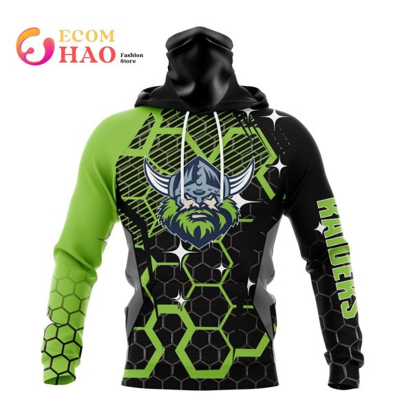 Best NRL Canberra Raiders New Specialized Design With MotoCross Syle All Over Print Hoodie