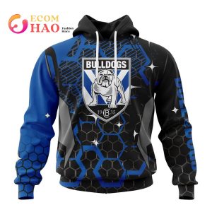 Best NRL Canterbury-Bankstown Bulldogs New Specialized Design With MotoCross Syle All Over Print Hoodie