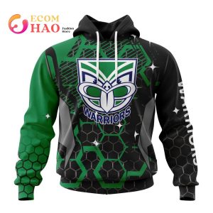 Best NRL New Zealand Warriors New Specialized Design With MotoCross Syle All Over Print Hoodie