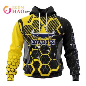 Best NRL North Queensland Cowboys New Specialized Design With MotoCross Syle All Over Print Hoodie