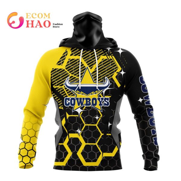 Best NRL North Queensland Cowboys New Specialized Design With MotoCross Syle All Over Print Hoodie