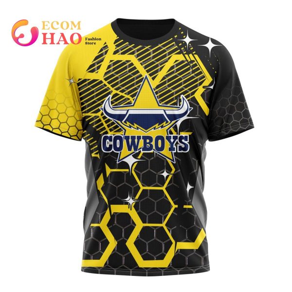 Best NRL North Queensland Cowboys New Specialized Design With MotoCross Syle All Over Print Hoodie