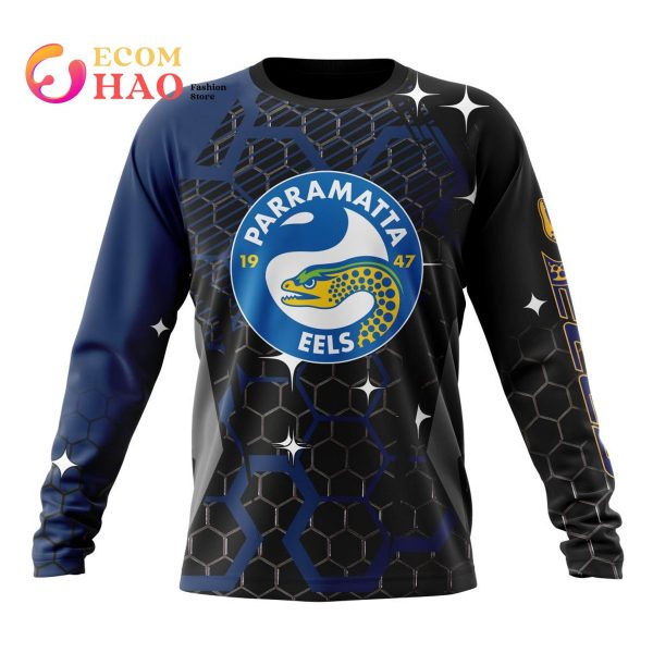 Best NRL Parramatta Eels New Specialized Design With MotoCross Syle All Over Print Hoodie