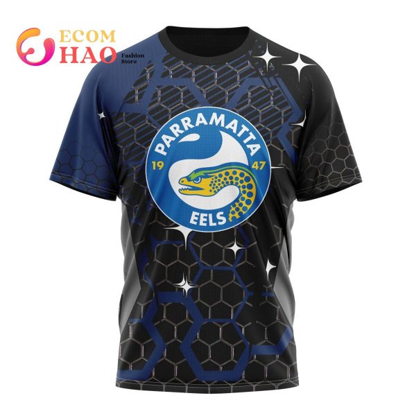 Best NRL Parramatta Eels New Specialized Design With MotoCross Syle All Over Print Hoodie