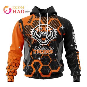 Best NRL Wests Tigers New Specialized Design With MotoCross Syle All Over Print Hoodie Best NRL Wests Tigers New Specialized Design With MotoCross Syle All Over Print Hoodie