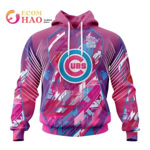 MLB Chicago Cubs Mix Grateful Dead Specialized Design I Pink I Can! Fearless Again Breast Cancer 3D Hoodie