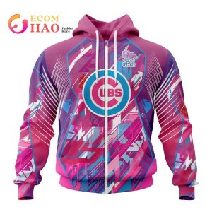 MLB Chicago Cubs Mix Grateful Dead Specialized Design I Pink I Can! Fearless Again Breast Cancer 3D Hoodie