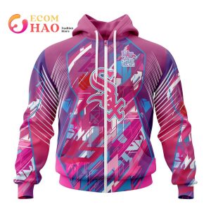 MLB Chicago White Sox Specialized Design I Pink I Can! Fearless Again Breast Cancer 3D Hoodie