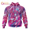 MLB Minnesota Twins Specialized Design I Pink I Can! Fearless Again Breast Cancer 3D Hoodie