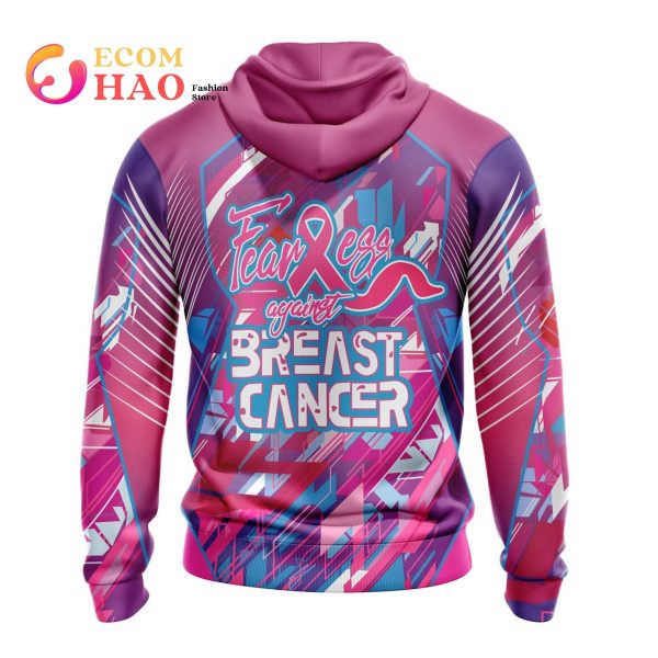 MLB Milwaukee Brewers Mix Grateful Dead Specialized Design I Pink I Can! Fearless Again Breast Cancer 3D Hoodie