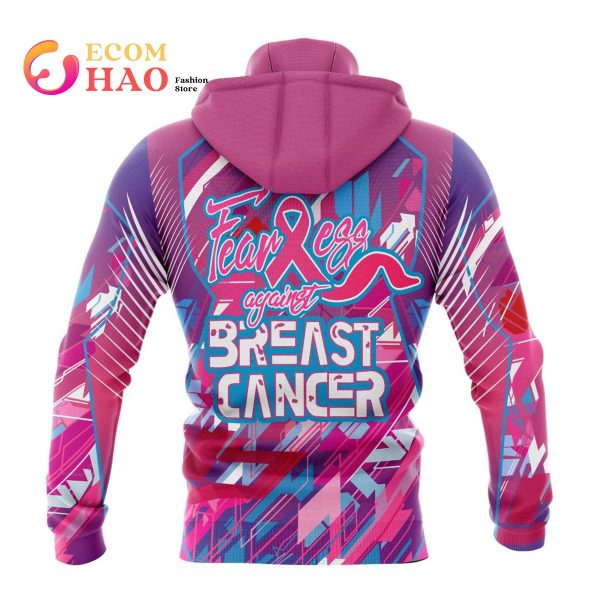 MLB Milwaukee Brewers Mix Grateful Dead Specialized Design I Pink I Can! Fearless Again Breast Cancer 3D Hoodie