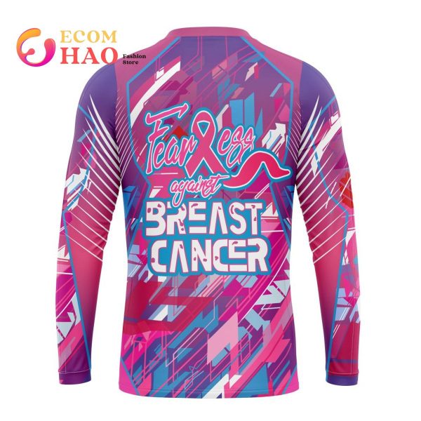 MLB Milwaukee Brewers Mix Grateful Dead Specialized Design I Pink I Can! Fearless Again Breast Cancer 3D Hoodie