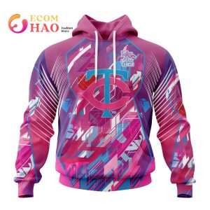 MLB Minnesota Twins Specialized Design I Pink I Can! Fearless Again Breast Cancer 3D Hoodie