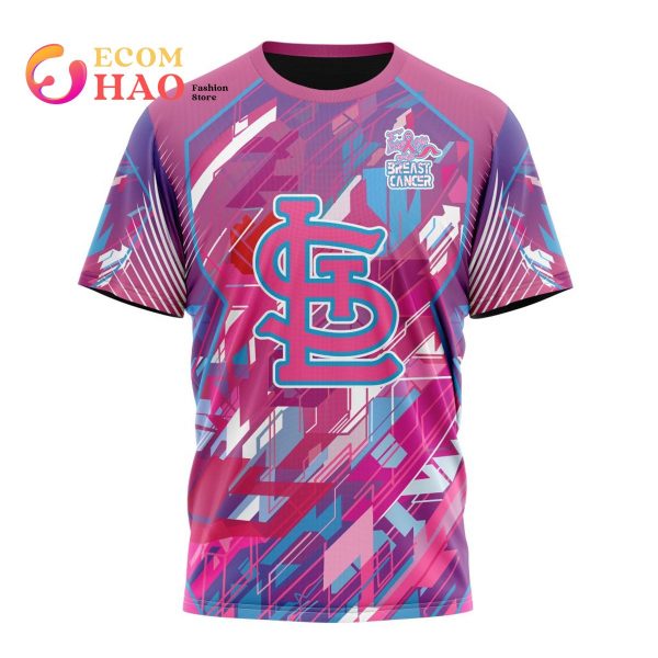 MLB St. Louis Cardinals Mix Grateful Dead Specialized Design I Pink I Can! Fearless Again Breast Cancer 3D Hoodie