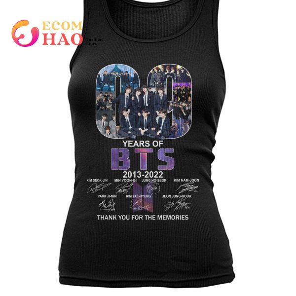 09 Years Of BTS 2013 – 2022 Thank You For The Memories T-Shirt