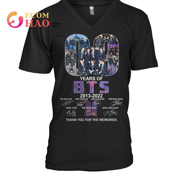 09 Years Of BTS 2013 – 2022 Thank You For The Memories T-Shirt