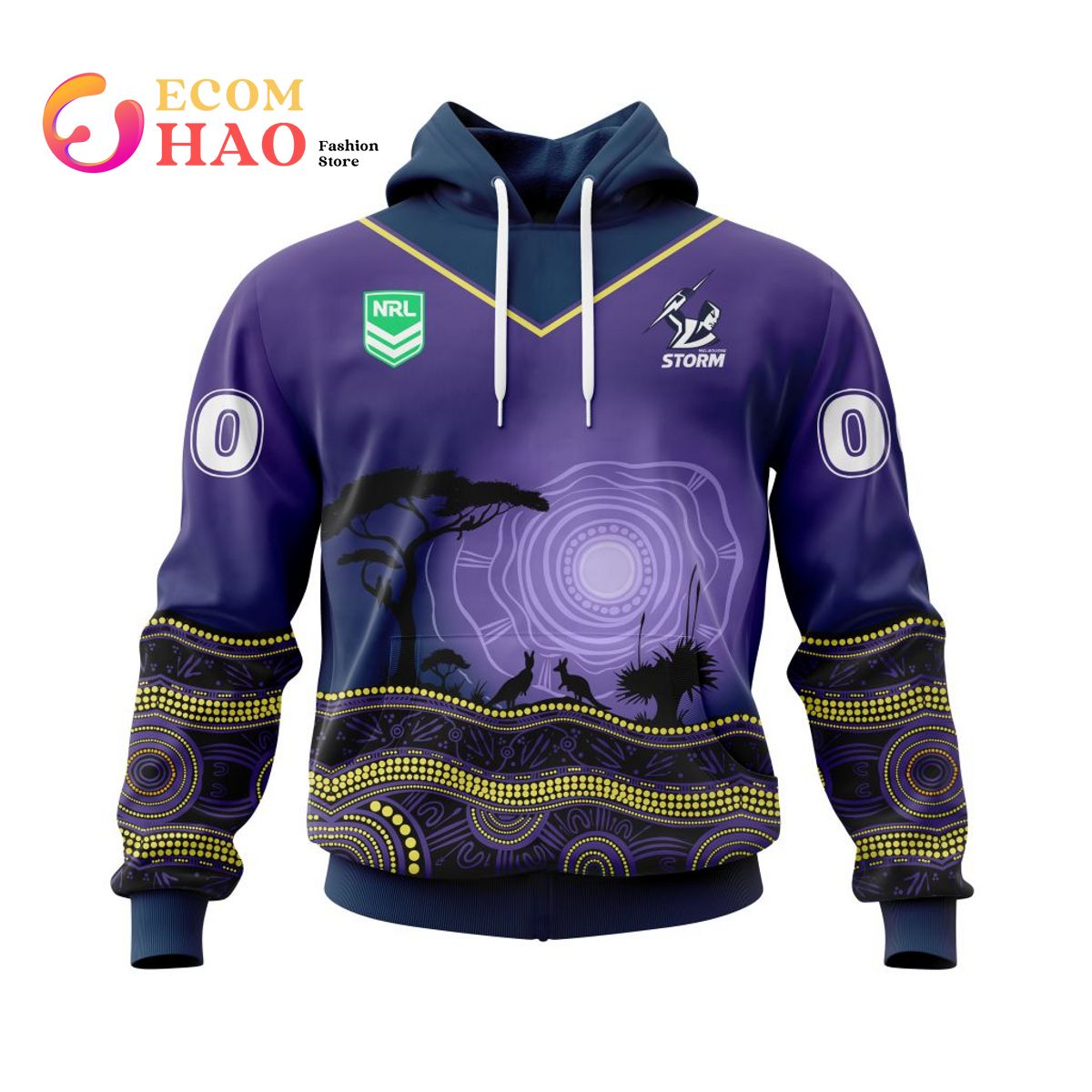 NRL Canterbury-Bankstown Bulldogs Specialized Jersey With Beautiful Australia Nature 3D Hoodie