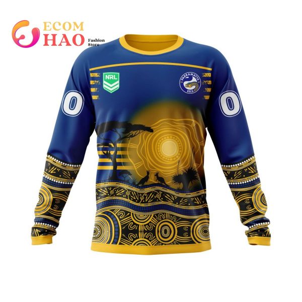 NRL Parramatta Eels Specialized Jersey With Beautiful Australia Nature 3D Hoodie