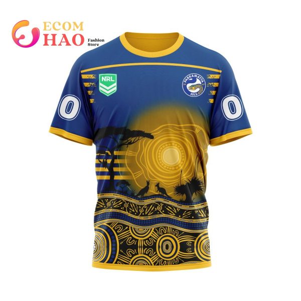 NRL Parramatta Eels Specialized Jersey With Beautiful Australia Nature 3D Hoodie