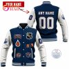 3D Premium Baseball Jacket Detroit Red Wings 3D Premium Baseball Jacket Detroit Red Wings