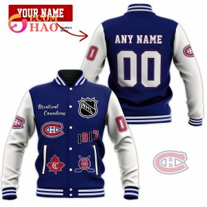 3D Premium Baseball Jacket Montreal Canadiens