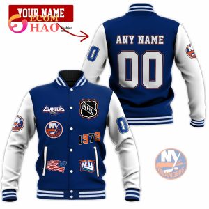 3D Premium Baseball Jacket New York Islanders
