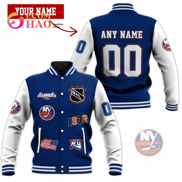 3D Premium Baseball Jacket New York Islanders
