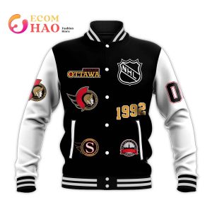 3D Premium Baseball Jacket Ottawa Senators