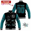 3D Premium Baseball Jacket Seattle Kraken