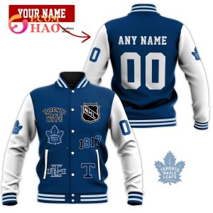 3D Premium Baseball Jacket Toronto Maple Leafs