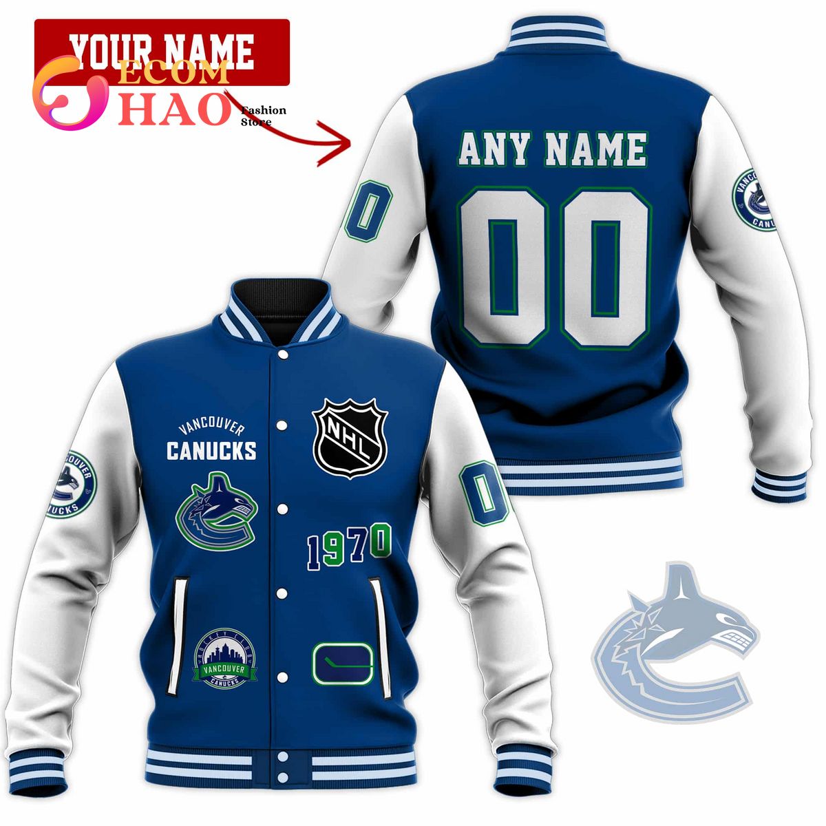 3D Premium Baseball Jacket St. Louis Blues